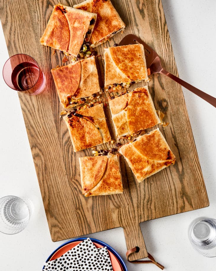 Recipe Sheet Pan Ranch Quesadillas The Kitchn